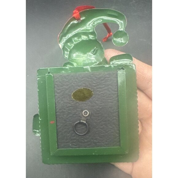 St. Nicholas Square Sparkly SNOWMAN Metal Ornament Frames-3 PC NEW Christmas - Picture 3 of 11